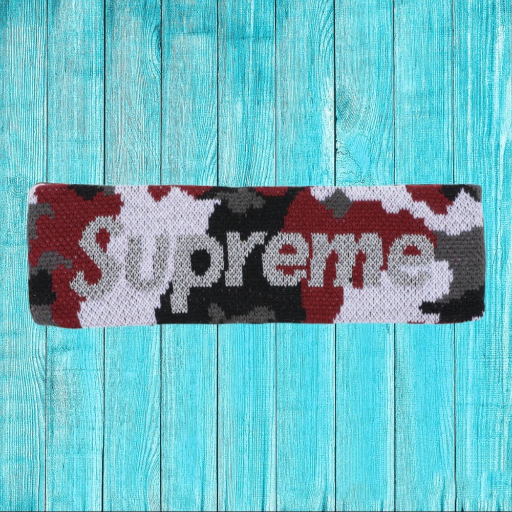 Supreme New Era Reflective Logo Headband (FW 17)